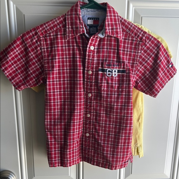 U.S. Polo Assn. Kids Button Down Shirts - Red, Yellow, Orange, White - Picture 4 of 11